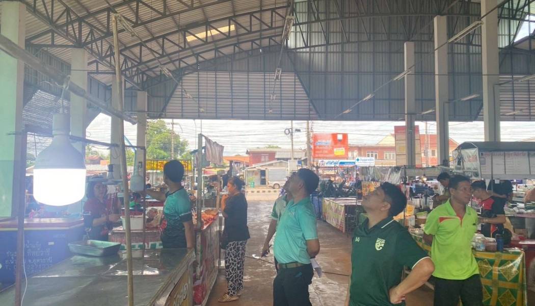 ลงพื้นที่สำรวจตลาดสดเทศบาล เพื่อดำเนินการทำความสะอาด และปรับปรุงตลาด สำหรับเป็นแหล่งจำหน่ายสินค้าของประชาชน