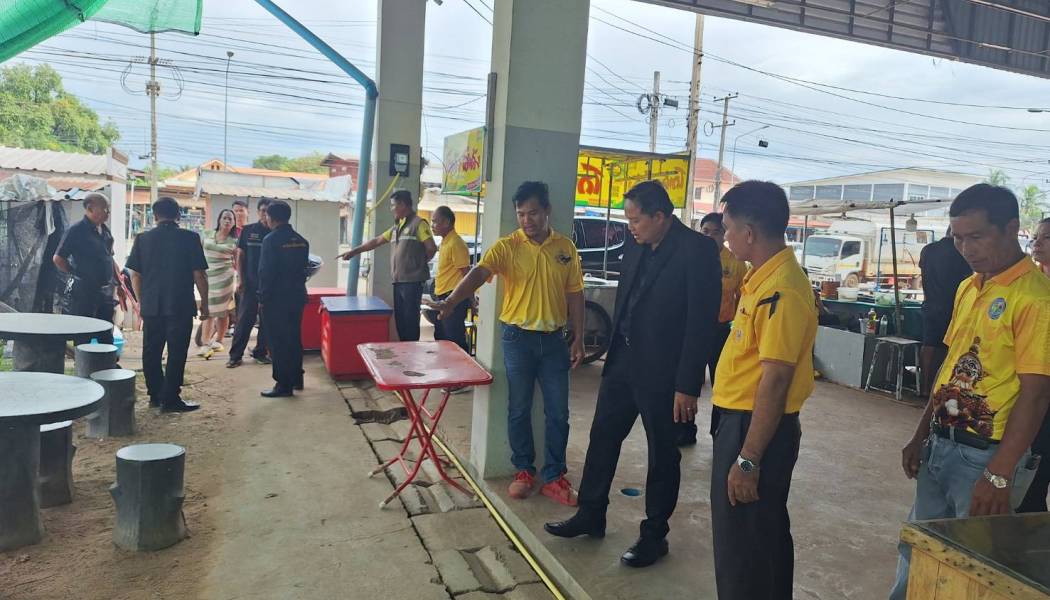 ลงพื้นที่สำรวจตลาดเทศบาลตำบลคำบง เพื่อวางแผนปรับปรุงอาคารตลาด เพื่ออำนวยความสะดวกให้แก่พ่อค้า แม่ค้า และประชาชนผู้มาใช้บริการ